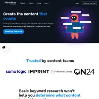 AI Content Planning and Optimization Software - MarketMuse