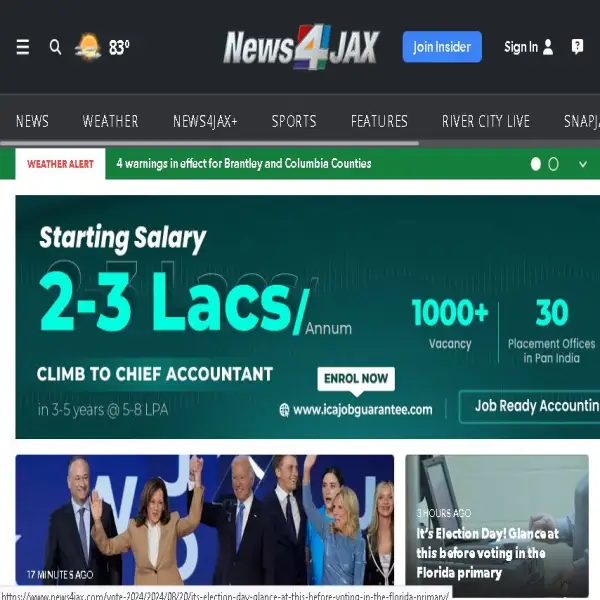 News4JAX | Jacksonville, Florida News, Weather, Sports | WJXT Channel 4