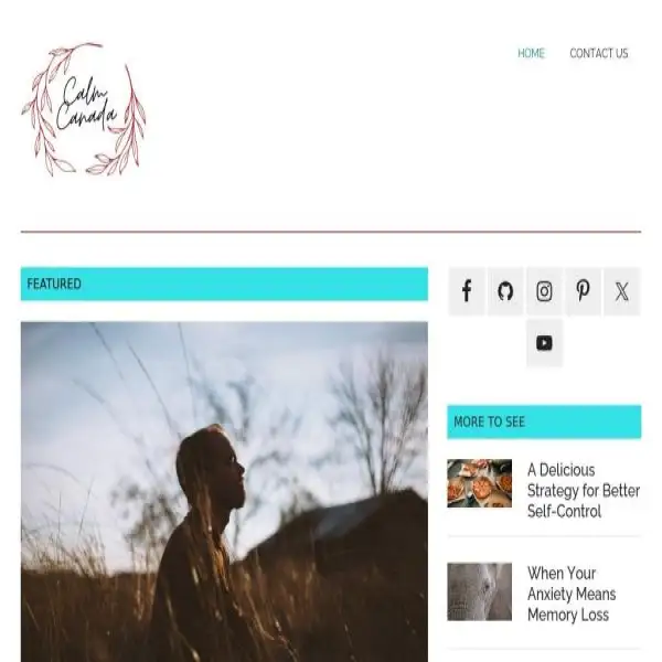 Homepage - calm canada