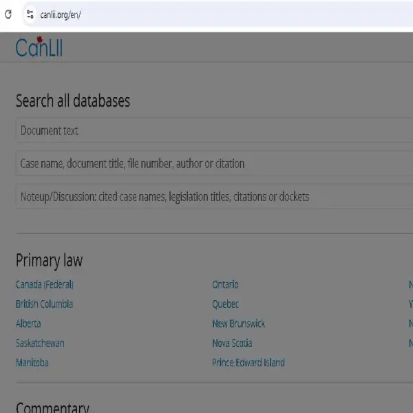 Canadian Legal Information Institute | CanLII