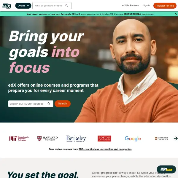 Build new skills. Advance your career. | edX