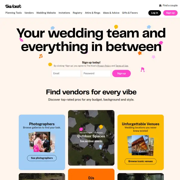 The Knot® Wedding Planning Website: Tools, Inspiration & More