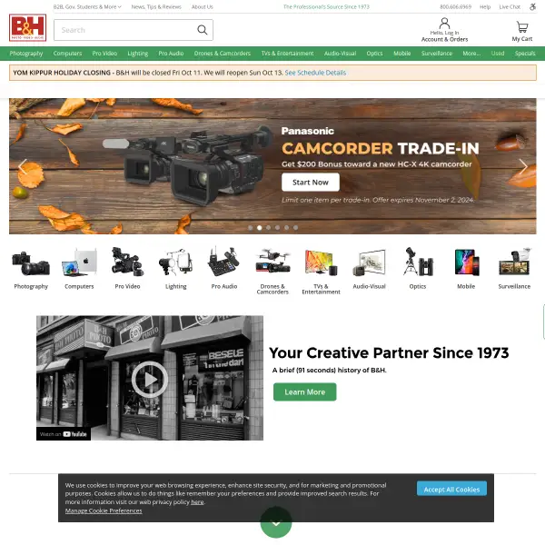 B&H Photo Video Digital Cameras