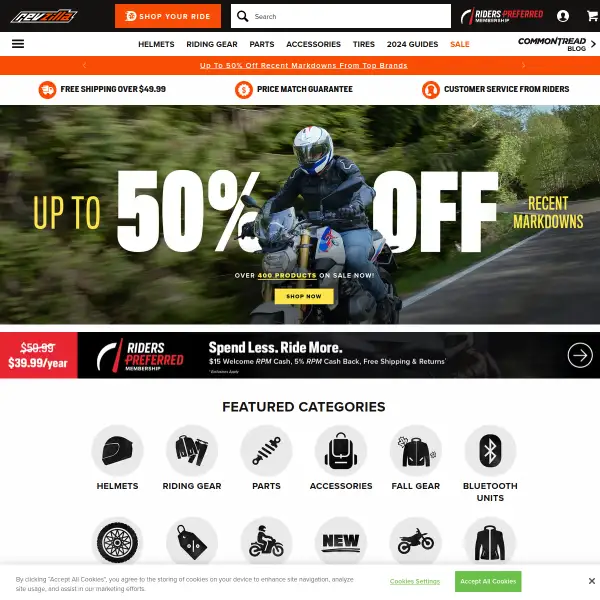 RevZilla: Motorcycle Gear, Free Shipping