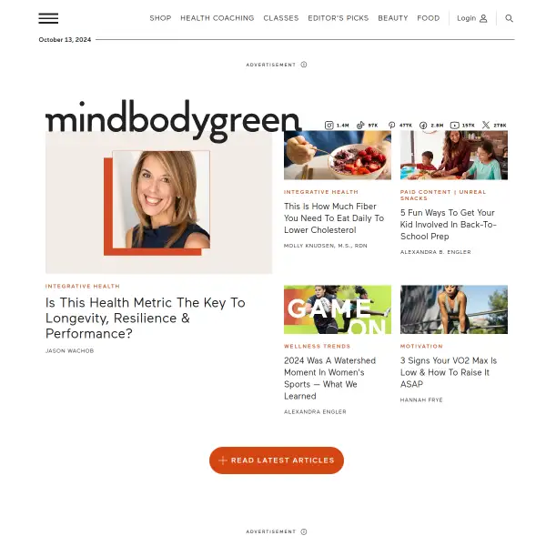 mindbodygreen: well-rounded well-being for a life well lived