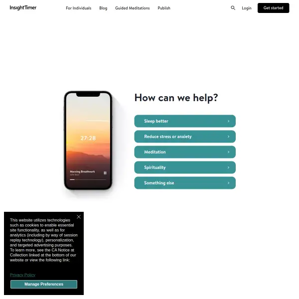 Insight Timer â #1 Free Meditation App