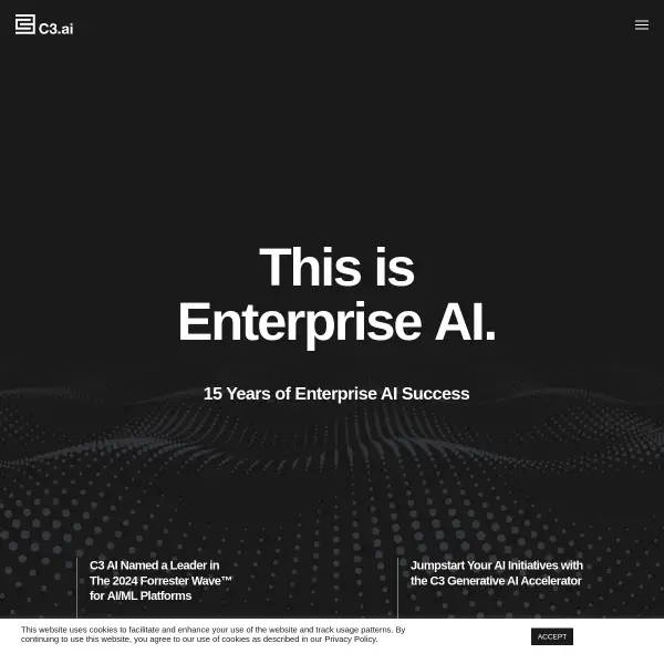 Leading Enterprise AI Software Provider | C3 AI