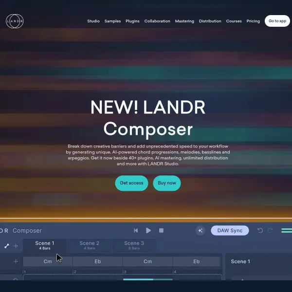 LANDR: The Best Music Production Software for Creators