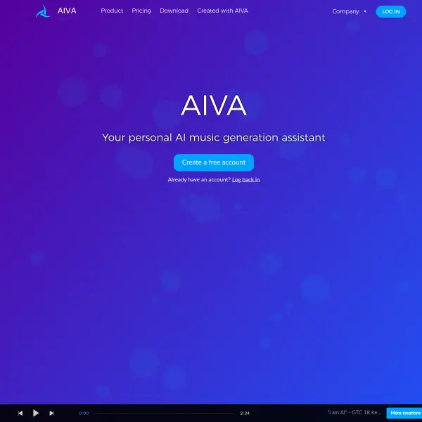 AIVA, the AI Music Generation Assistant