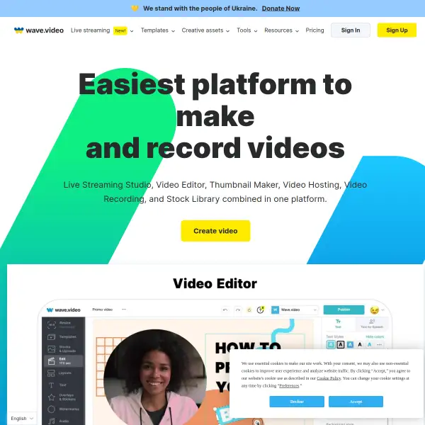 Wave.video — Easily Edit, Record, Multi-Stream & Host Videos | Wave.video