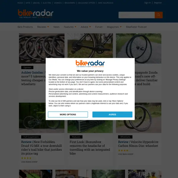 BikeRadar provides expert reviews