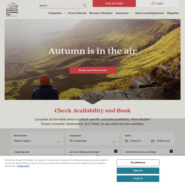 The Camping and Caravanning Club