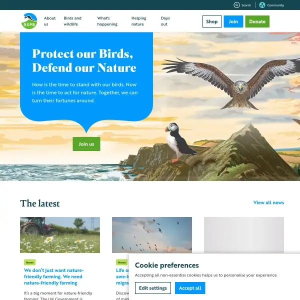 RSPB Royal Society for the Protection of Birds